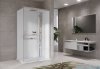 Novellini Glax 2 2.0 kabina z hydromasażem hydro plus 120x90 prawa srebrna G222P299DT1L-1BB